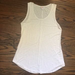 Lularoe tank top white size large